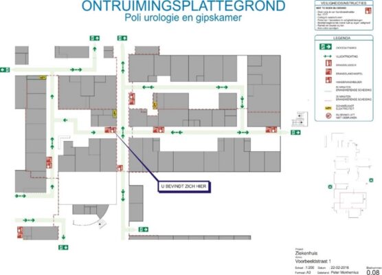 Ontruimingsplattegrond